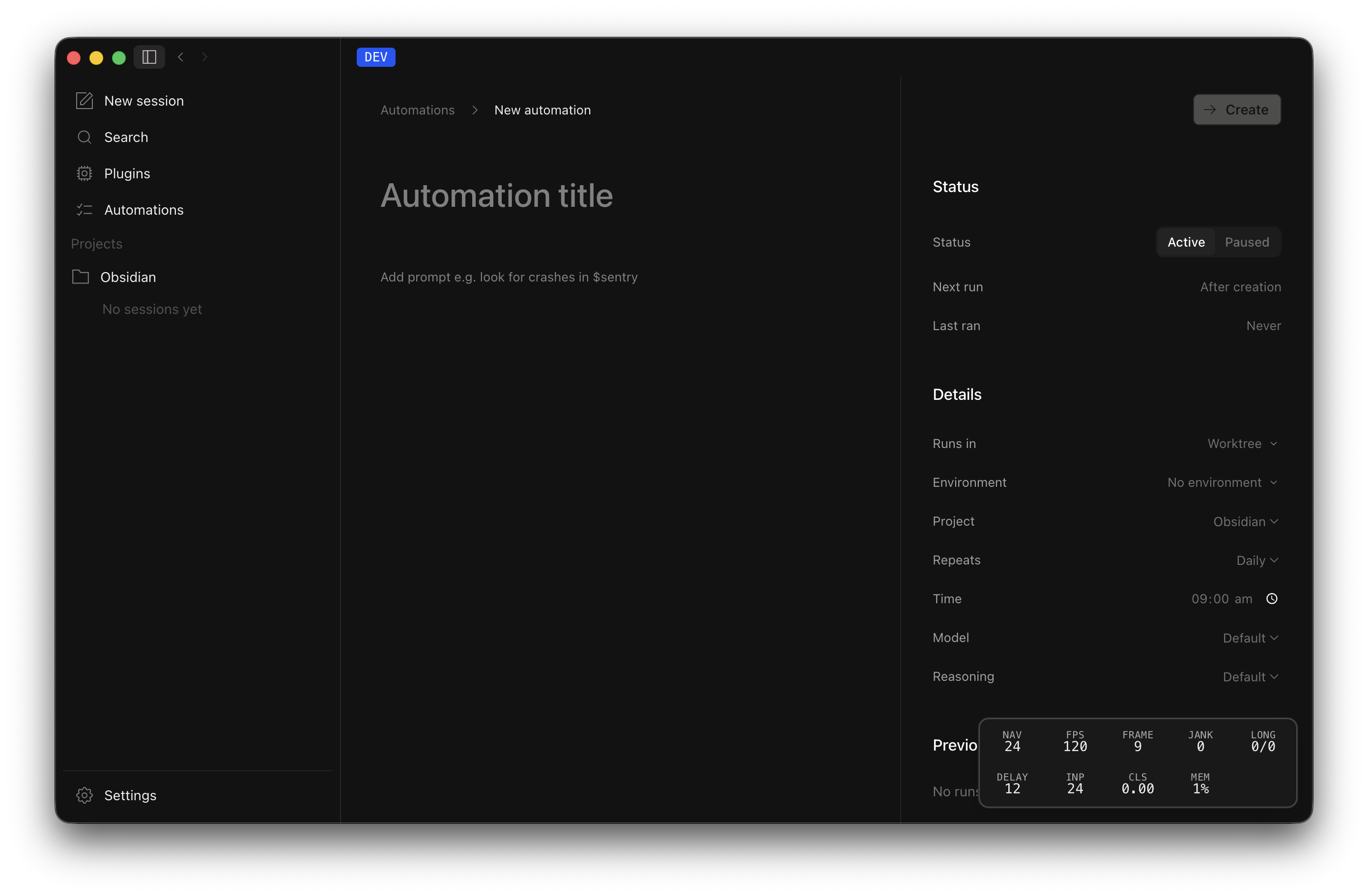 Automation UI